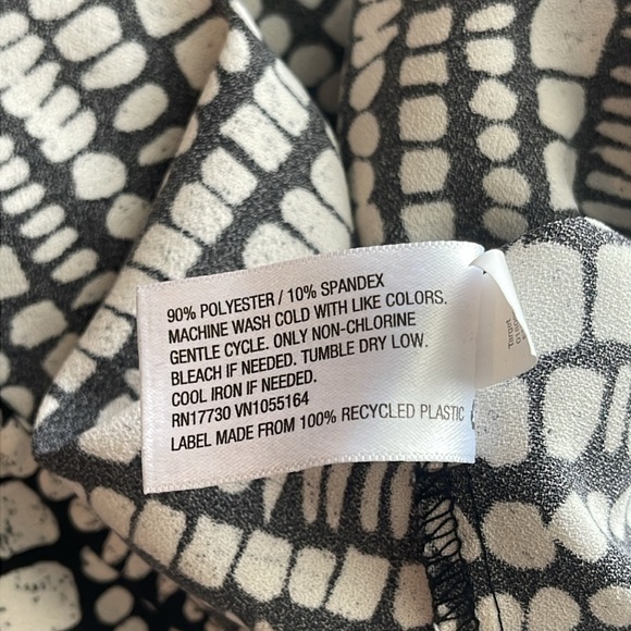 Merona Black and Cream Sleeveless Dress w/ Pockets Size XL - Picture 5 of 6